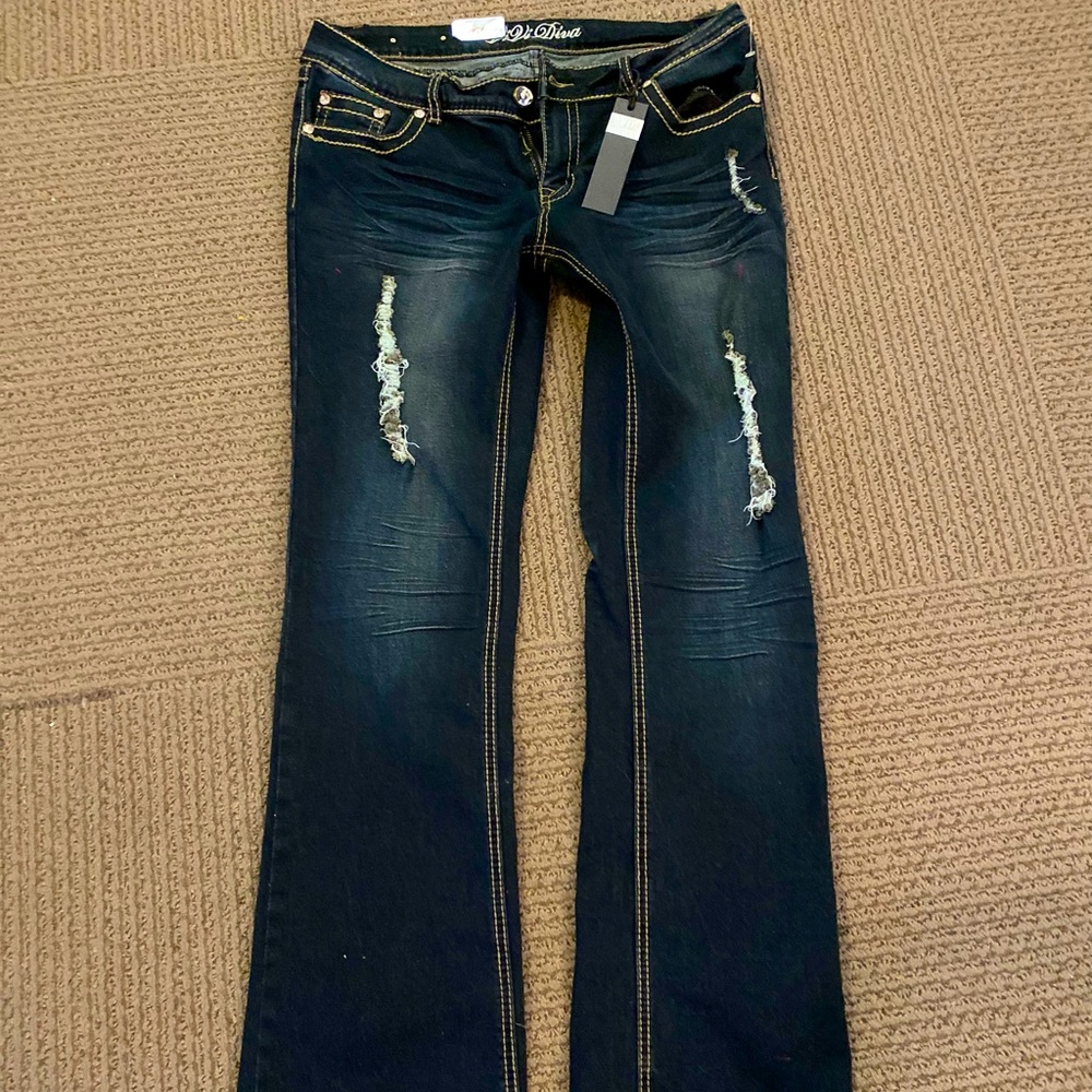 NWT!!! Bootcut Dark Denim Jeans